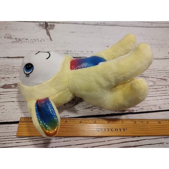 Rainbow Lamb plush 7 inch Stuffed lamb rainbow ears Easter Plush - Picture 5 of 7